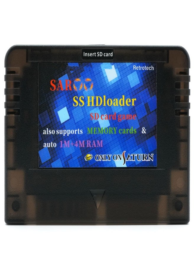 بطاقة ذاكرة فلاش Retrotech Saroo HD Loader 520 لعبة على جهاز Saturn Saturn بسعة 256 جيجابايت - لون أسود شفاف، تتضمن تعليمات Retrotech المطبوعة - Image 4